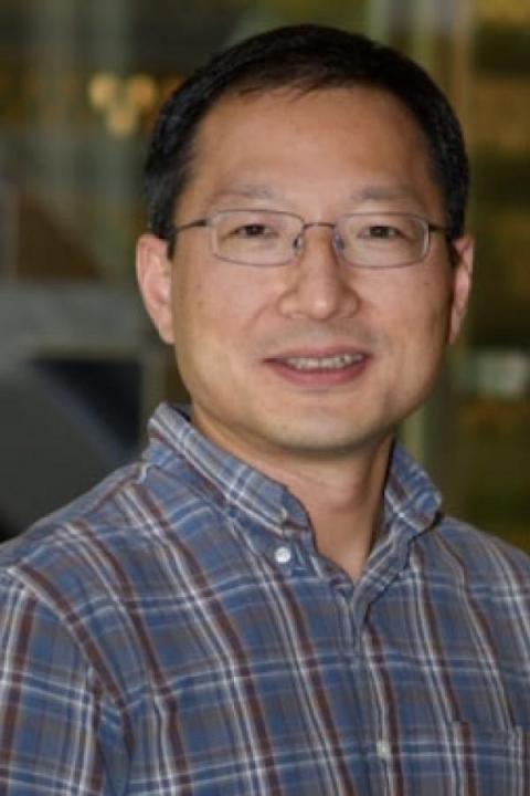 A headshot of Ningyu Liu, an associate professor in the EOS Space Science Center.